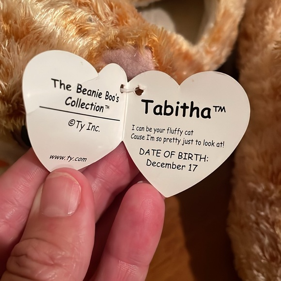 Ty Beanie Boo slippers. Tabitha - Picture 3 of 6